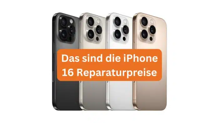 Apple iPhone 16 Reparaturpreise