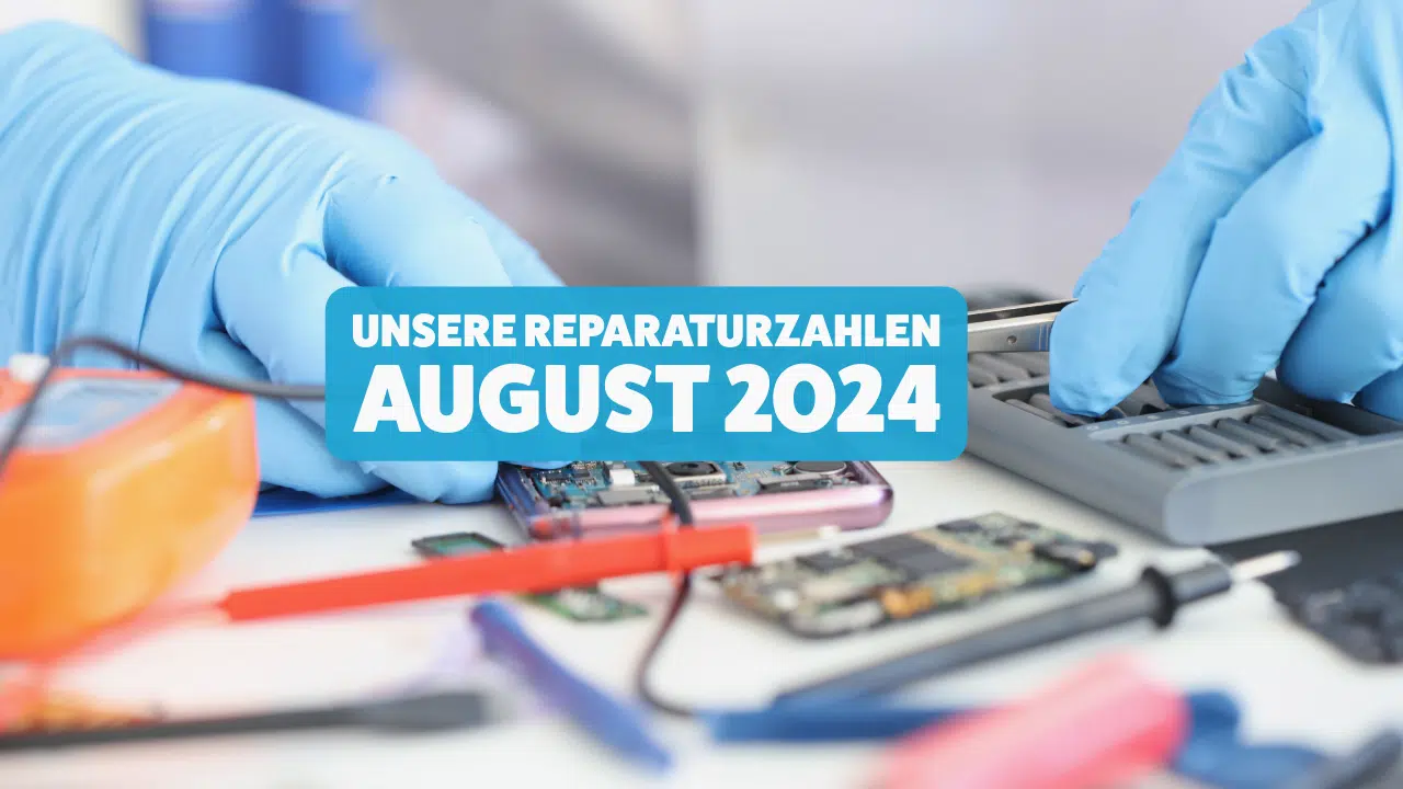 Reparaturzahlen August